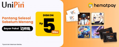 Top Up Game di UniPin Pakai Fitur QRIS Bank Neo Commerce Diskon Hingga Rp 5Ribu!